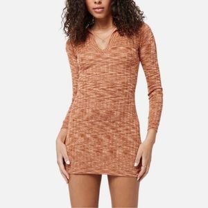 NWT  L*SPACE Revolve Aria Knit Mini Dress Sahara Size Medium